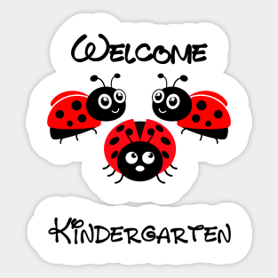 Welcome Kindergarten, teacher kindergarten Sticker